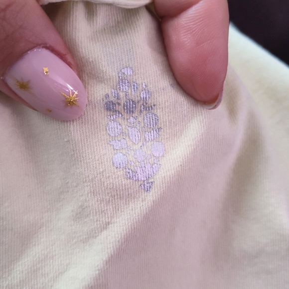 Free People Movement Active Crop Top in Pale Yellow Size Medium - Picture 7 of 8